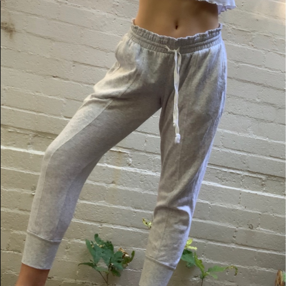comfy grey sweatpants